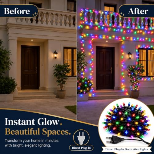 One94Store Store One94Store 55m Multicolor Rice Lights (Pack of 2) - Image 6