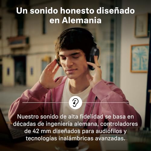 Auriculares Sennheiser Momentum 5 inalámbricos con cancelación activa de ruido color negro 2