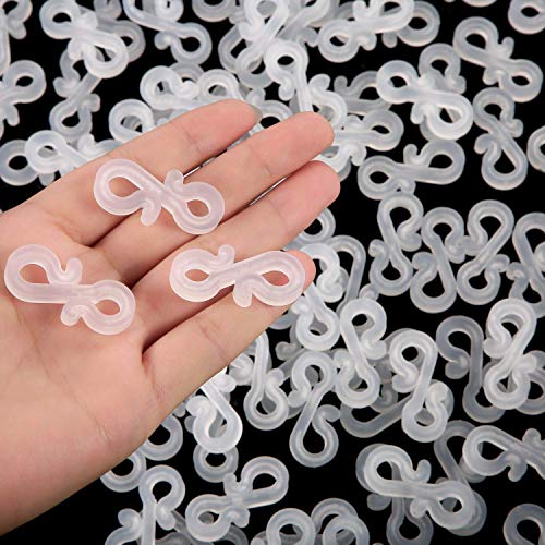 Meetory Christmas Mini Gutter Hang Hooks Weatherproof Plastic S Clip Hooks For Xmas Decoration Outside String Lights (50Pcs) #TOP7