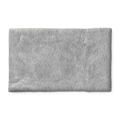 Knuffelwuff selbstwärmende Hundematte Melbourne mit isolierender Luftschicht 80x60cm Grau | aktive Wärmeerzeugung bei Feuchtigkeit | kuscheliges & Robustes Lammfellimitat | pflegeleicht & formstabil