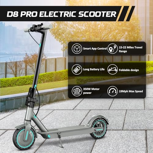 Electric Scooter for Adults, 350W Motor, 19 Mph Max Speed,