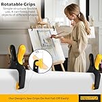 Spring Clamps 3 inch - 20 Pack Clamps for Backdrop Stand, Tarps, Crafts & Pool Cover with 1.5 Inch Mouth Opening - Small Clamps for Photography Studio with Non-Detachable Jaw Pads - Image 5