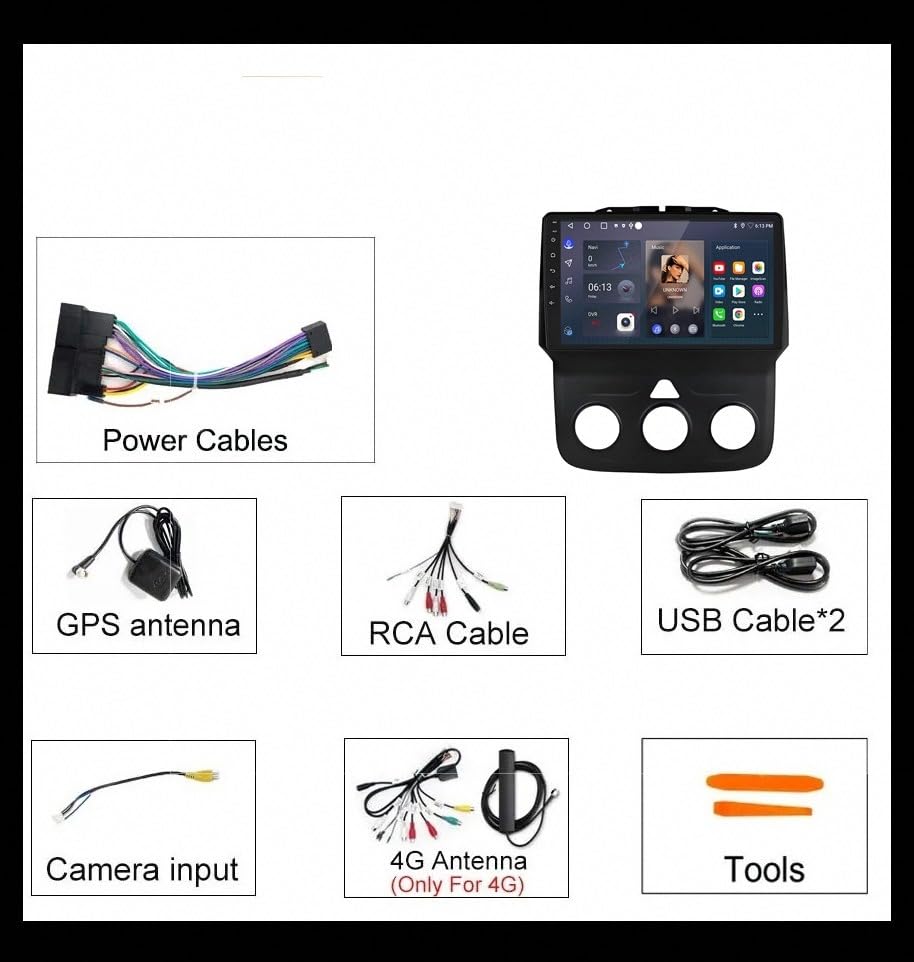 Android Auto Inalámbrico para Dodge RAM 2013-2019 para Eliminar Cables del Coche 7