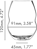 Vista 4 de Riedel Swirl - Copa de vino, 2 unidades (paquete de 1), transparente