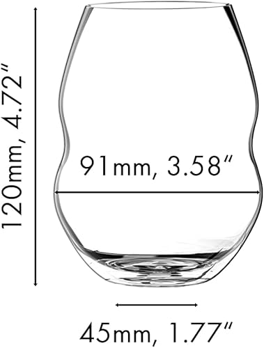 Miniatura 4 de Riedel Swirl - Copa de vino, 2 unidades (paquete de 1), transparente