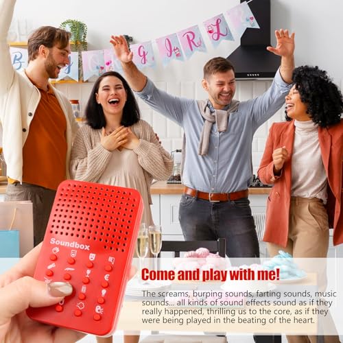 Sound Machine Lustige, Geräusche Box, Prank Sound Generator mit 16 Soundeffekten, Sound Generator für Geschenke, Partys und Pranks