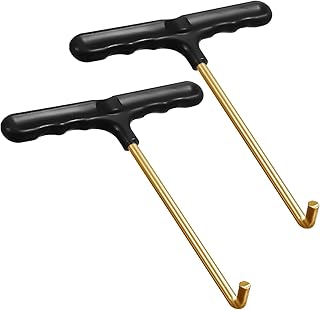 DHSBGWSX 2 Pieces Trampoline Replacement Parts, Spring Compressor, Trampoline Safety Hooks, Trampoline Net Replacement Pol...