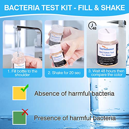 17 in 1 Water Testing Kits for Drinking Water 100 Counts + 2 Coliform