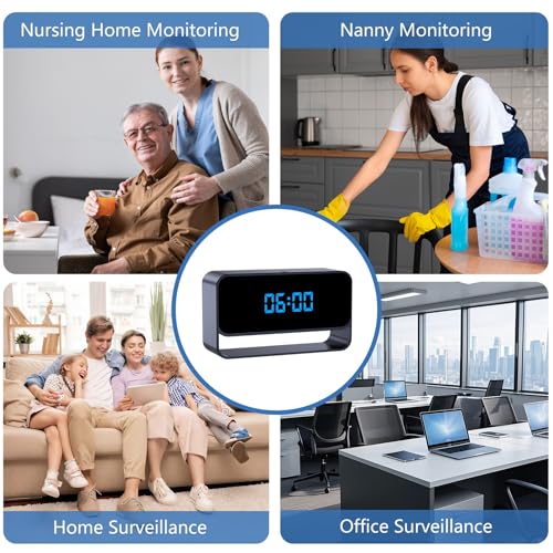 Hidden Spy Camera in Wall Clock