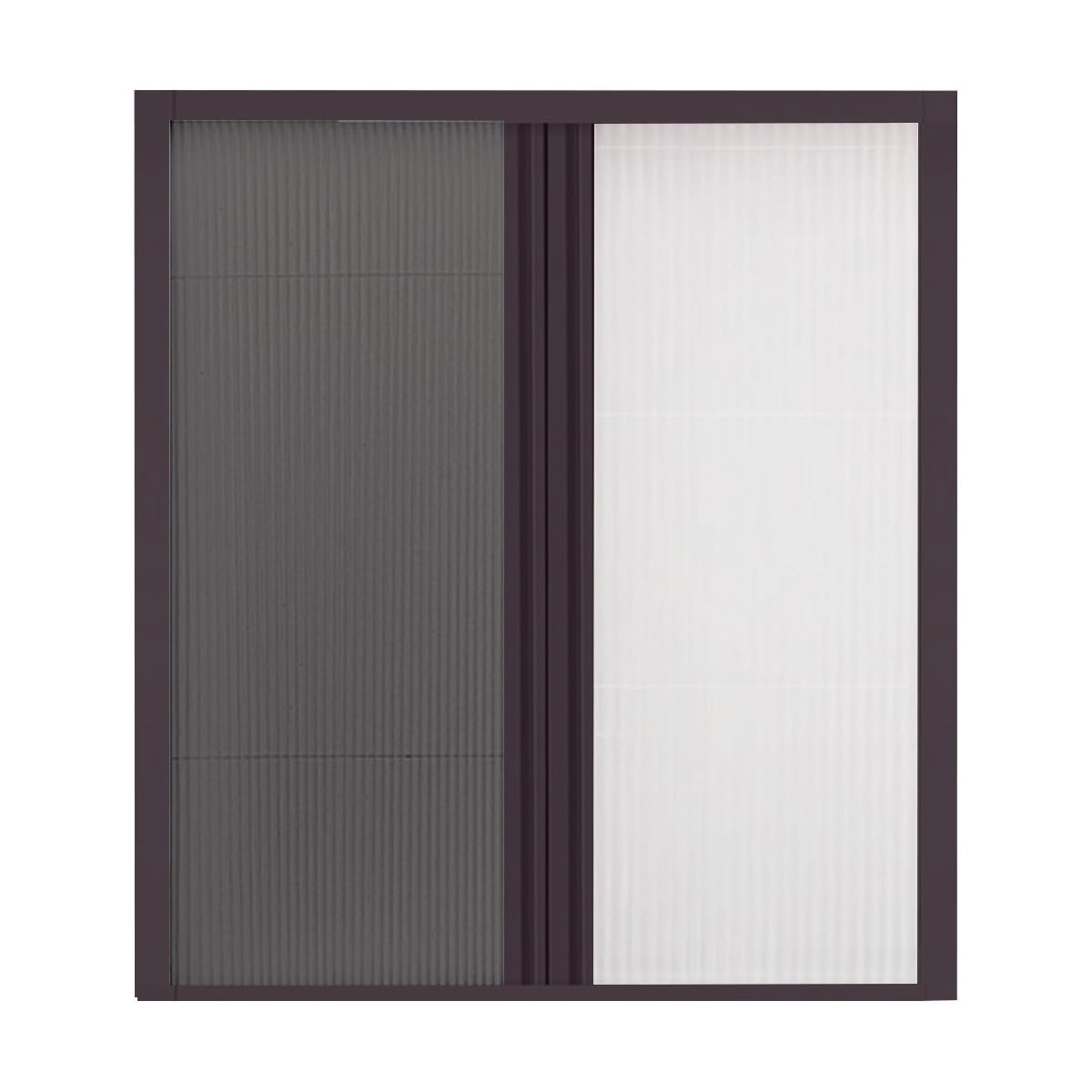 Day Night Cordless Cellular Blinds, Honeycomb Blackout Blinds, Coffee Aluminum Frame Honeycomb Blinds, Cellular Shades Sliding Left and Right for Indoor Use(Dark grey,110cm Wx 163cm H)