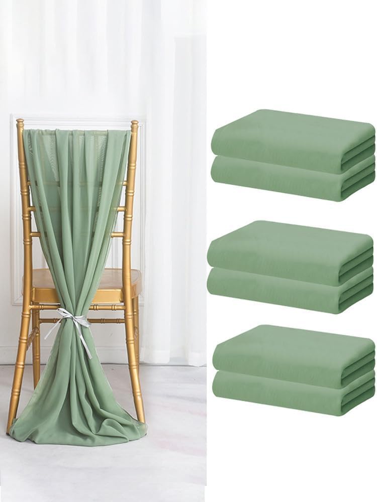 Elegante Stuhlhussen aus Spitze und Satin für Hochzeiten und Bankette, 10 Stück, mit dunklen Chiffon-Schärpen, perfekt für Veranstaltungsdekoration, Party und Empfang