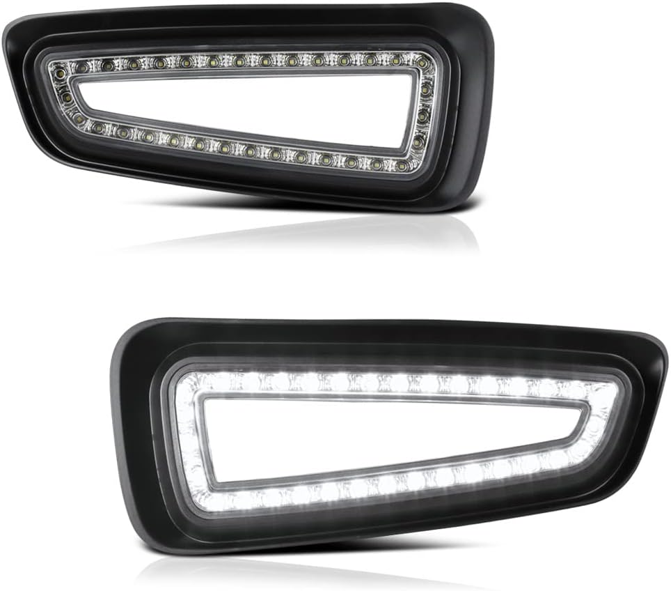 VIPMOTOZ Full LED Daytime Running Light Bumper Fog Light