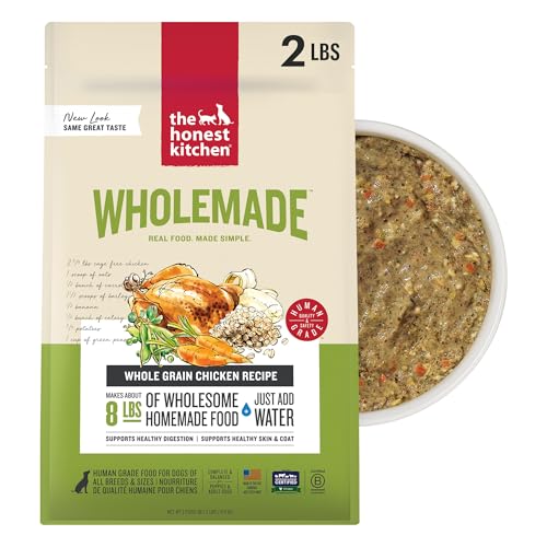 The Honest Kitchen Human Grade Wholemade™ Dehydrated Dog Food, Whole Grain Chicken, 2 lb Bag