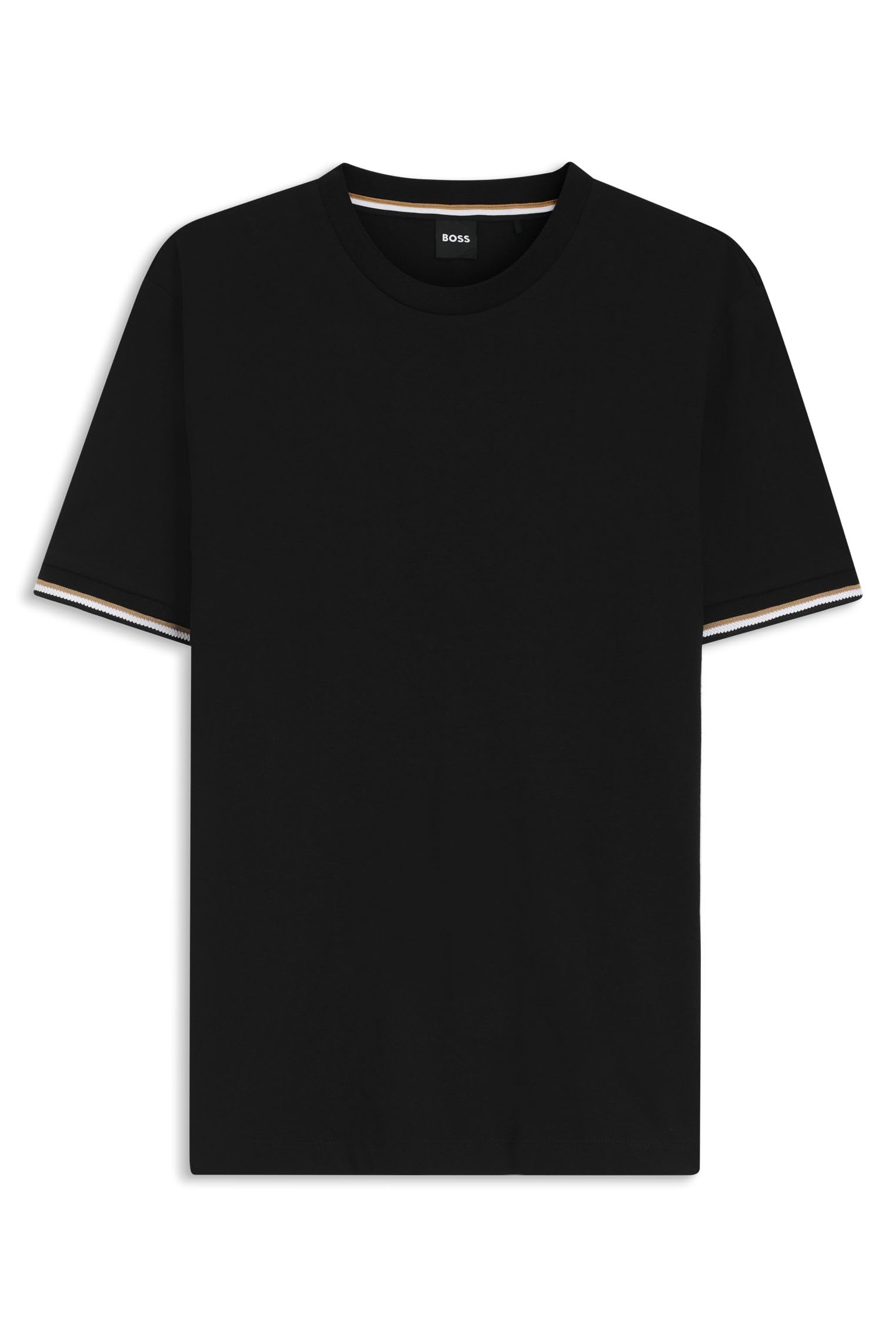 Boss Men's Black Hbb Thompson 04 Premium Cotton T-Shirt in Size M, Sports Direct