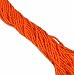 Orange Opaque Czech 6/0 Seed Bead on Loose Strung 6 String Hank Approx 900 Beads