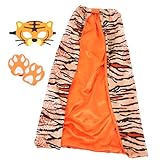 Tiger cape and mask--help your to be the in the party and the center of attention, the party costume set is proper for to use,party favors