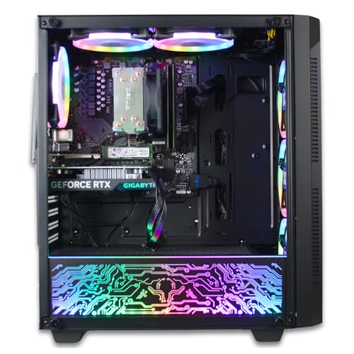 XUM Elite Prebuilt Gaming PC: Intel i7-12700, NVIDIA RTX 5060 8GB, 32GB DDR4 RAM, 512GB NVMe SSD,1TB HDD, 700W PSU, aRGB Lighting, WiFi 5, Windows 11 Home, High Performance Desktop - Image 2