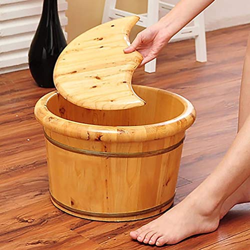 Spá de pies de madera para baño y masaje miniatura 2