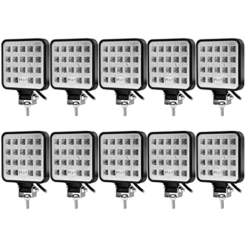antom 10PCS 57W Phare de Travail à LED 5700LM Feux de Recul Led 12v, Phare Led Projecteurs pour voiture, tracteur bateau, 12-24v camion… Cover