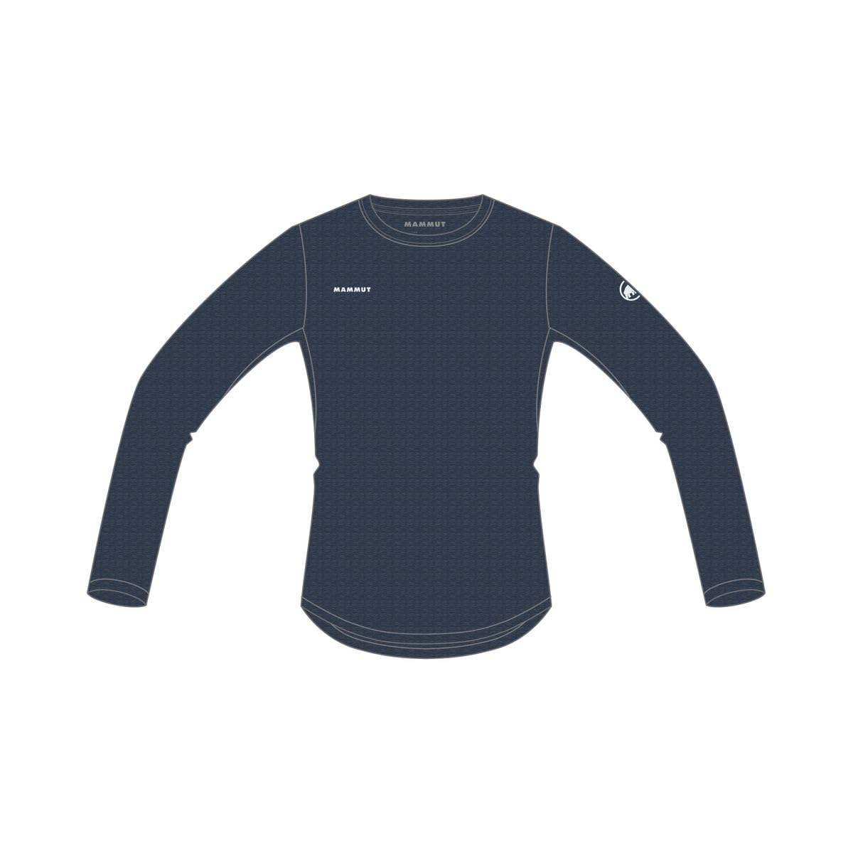 MAMMUT Tree Wool FL Longsleeve Women Marine Melange