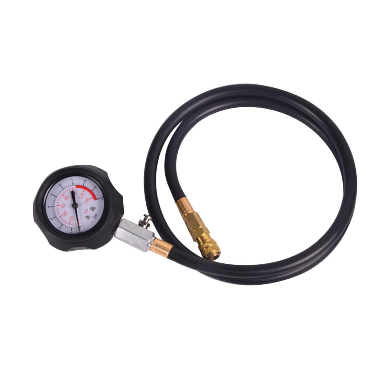 HAPINARY Professional Engine Oil Pressure Gauge Oil Pressure Gauge Tester 90 Degree Coupling Adapt