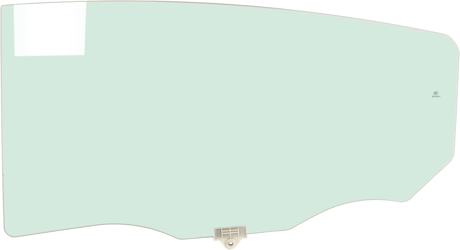 Rear Left Door Window Glass Compatible with 2011-2016 Hyundai Elantra 4 Door Sedan Light Green Tempered Glass - Driver (L.H) Side