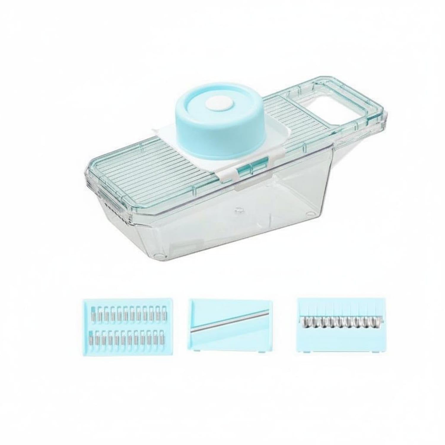 Multi-Functional Multifunctional Vegetable Cutter Inter | Multi-Functional Multifunctional Vegetable Cutter Interchangeable Chopper Safety Mandoline Grater Easy to Clean for Home-image-45