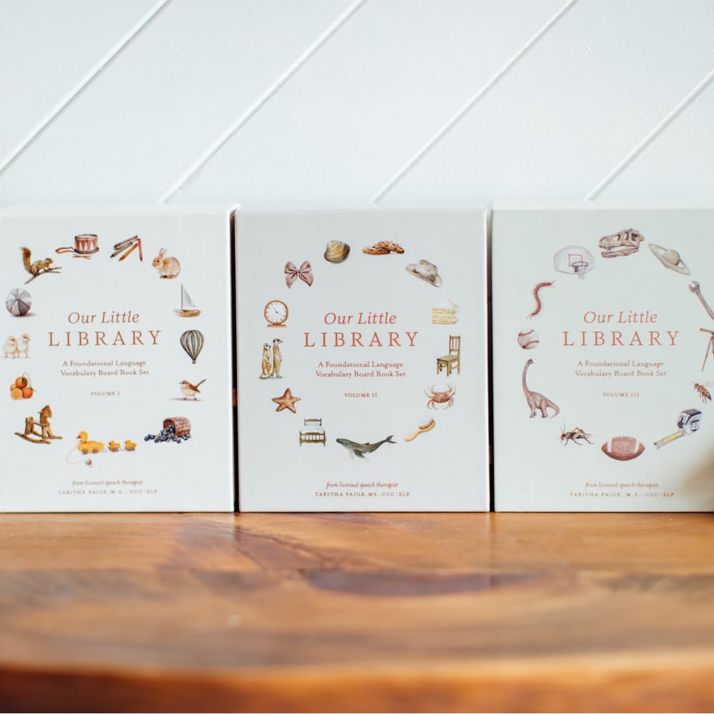 Our Little Library Vol. 3: A Foundational Language Vocabulary Board Book Set for Babies, Including Bugs, Dino saurs, Sports, Space, and Trucks: 11 (Tabitha Paige Children's Book Series)
