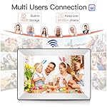 Uhale Digital Picture Frame WiFi 10.1inch 1280×800 IPS HD Color Touch Screen Digital Photo Frame Built-in 16GB Storage Free Share Photos and Videos Through Uhale app Anytime Anywhere-Best Gift - Image 4