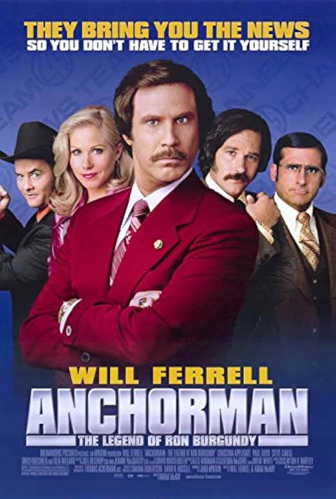 Anchorman: The Legend of Ron Burgundy Poster Movie (11 x 17 ...