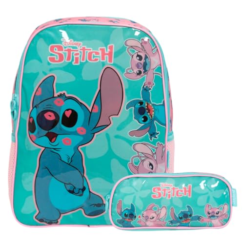 Kit Mochila Infantil de Costas Com Estojo Cor Verde