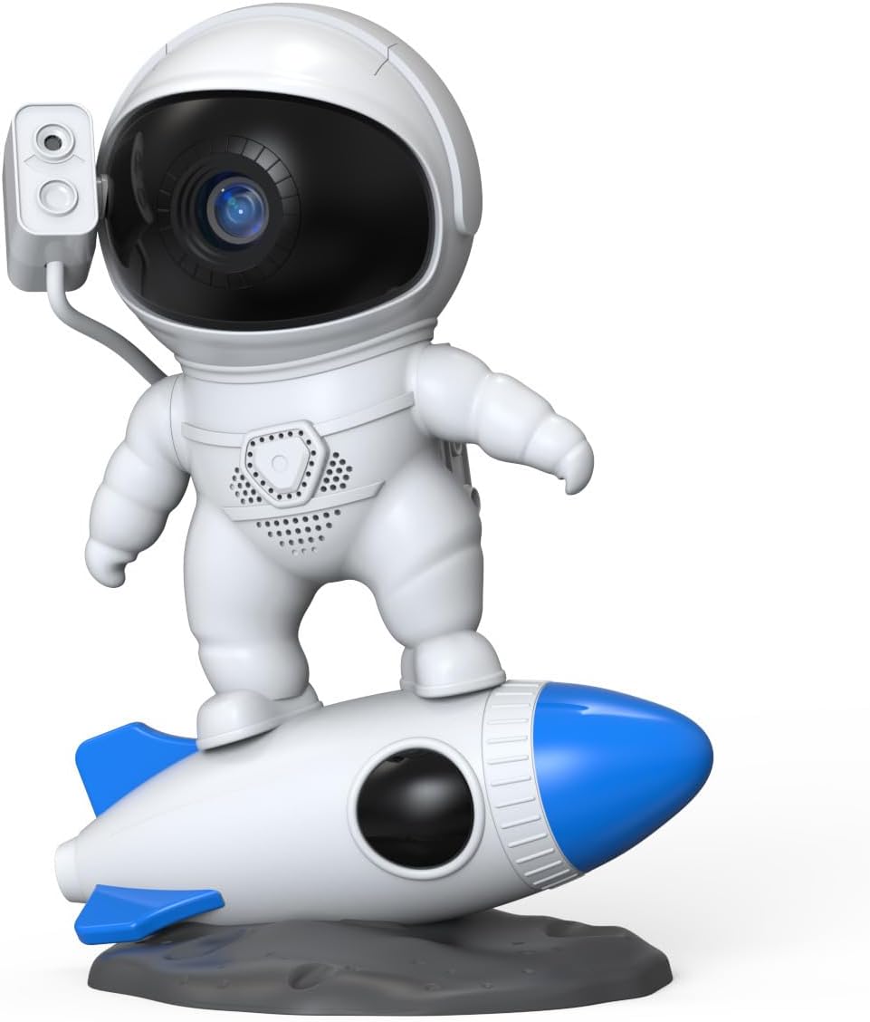 Starry Galaxy Night Light, Nebula Projector, HD/Rocket/Astronaut/Galaxy