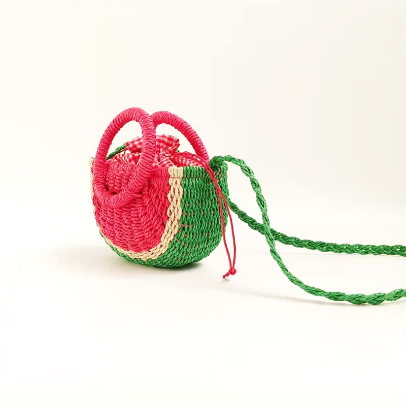 Bolso de Mano Mini de Rattan y Paja miniatura 2