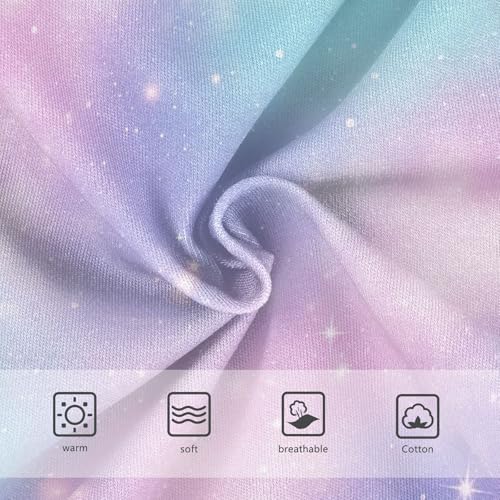 Pastel Galaxy Gradients Blue Toddler Girls Underwear, Cotton Underwear Girls, 2T–8 Years3