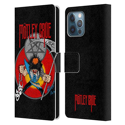 Protector tipo libro iPhone 12 Pro Max Motley Crue con tarjetero útil