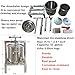 HCTOOL Honey Press Extractor Wax Machine Stainless Steel Honey Press Beeswax Machine Manual Large Bee Honey Presser Fruit Wine Press For Honey Wine Juice Vegetables Olive Oil Making