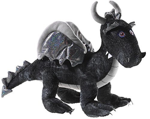 Preisvergleich Produktbild Heunec 379145 Plüschtier, Drache, schwarz