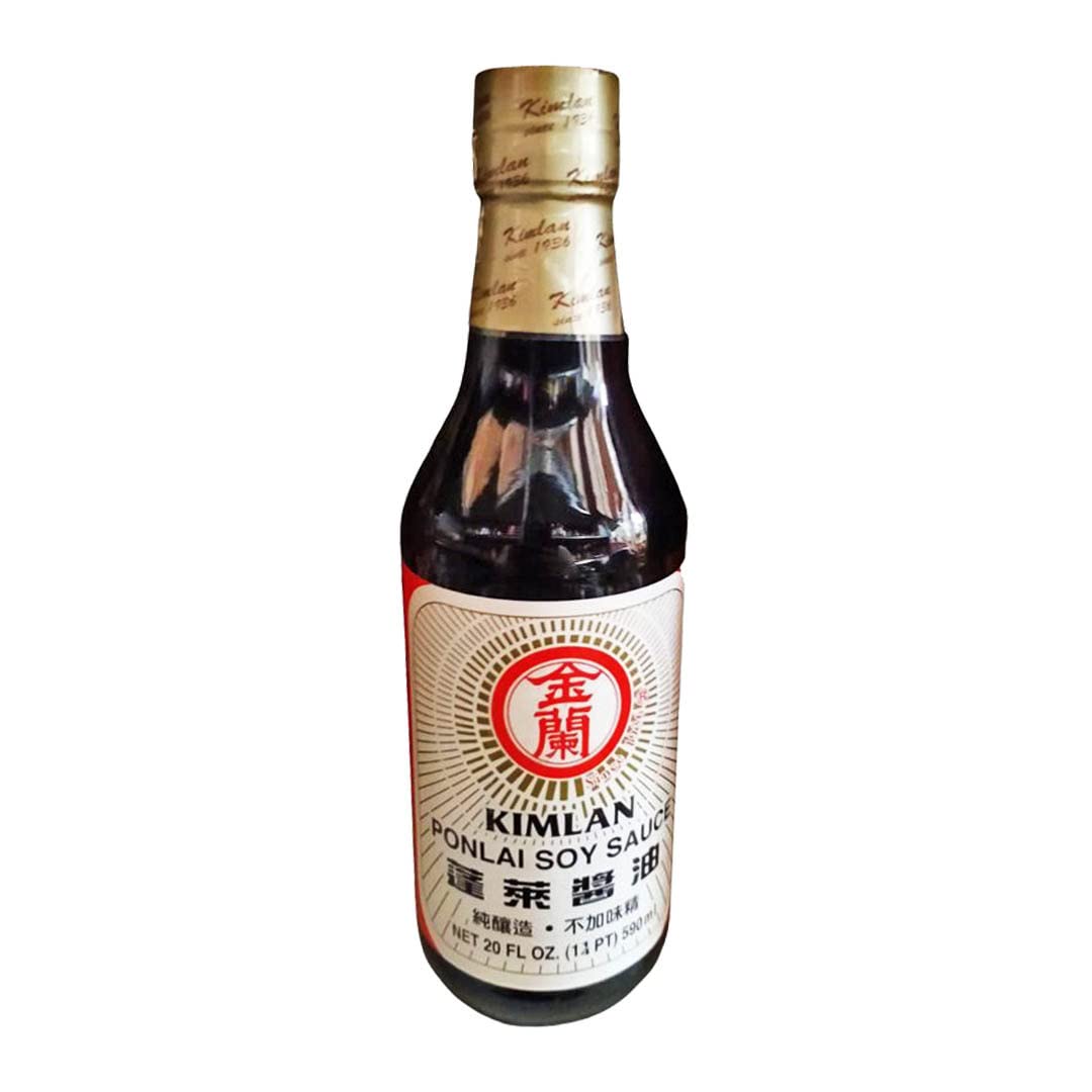 Kimlan Ponlai Soy Sauce 20 Fl Oz (590ml) (Pack of 2) (CL
