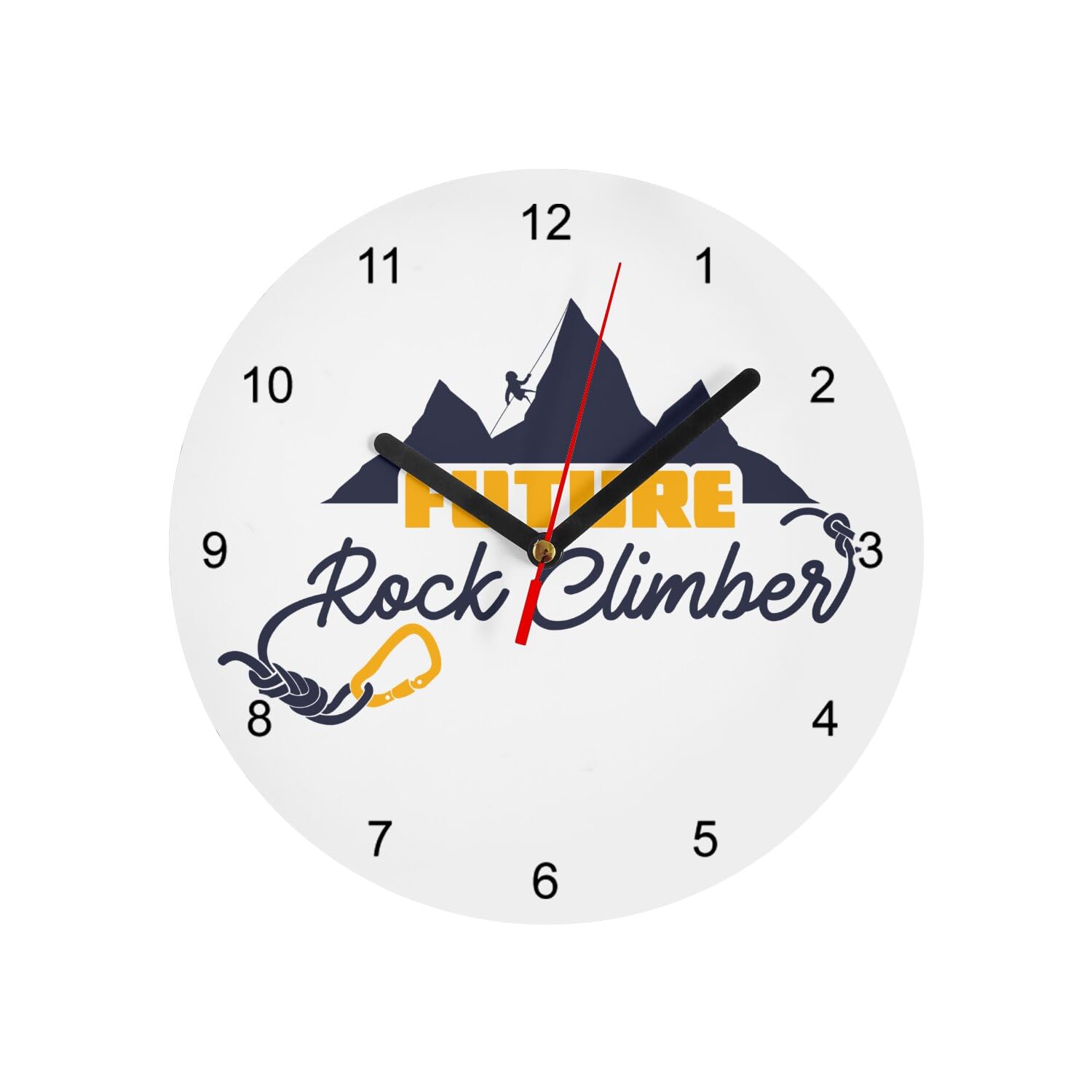 Horloge escalade en verre le cadeau idéal pour passionné