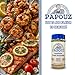 Authentic Greek Seasoning Blend 3 OZ with Herbs and Other Spices – Traditional Mediterranean Flavor – No MSG – All Natural – All-Purpose Spice Mix for Chicken, Beef, Lamb, Pork, Fish, Gyros, Souvlaki & Salads – Gluten Free – Premium Seasoning with Mint and Other Herbs Made By Papouz