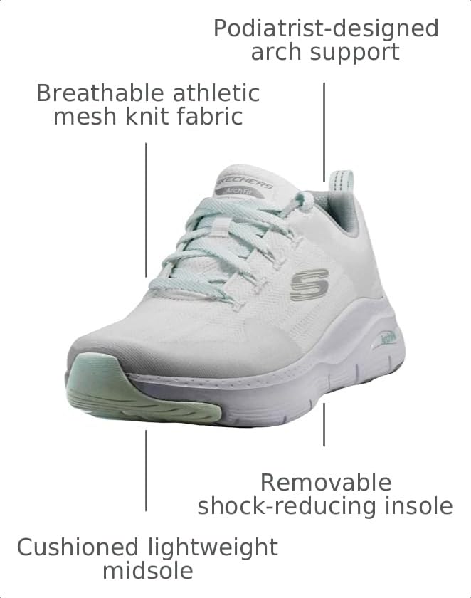 Image of Skechers Women's Arch Fit Comfy Wave Sneaker