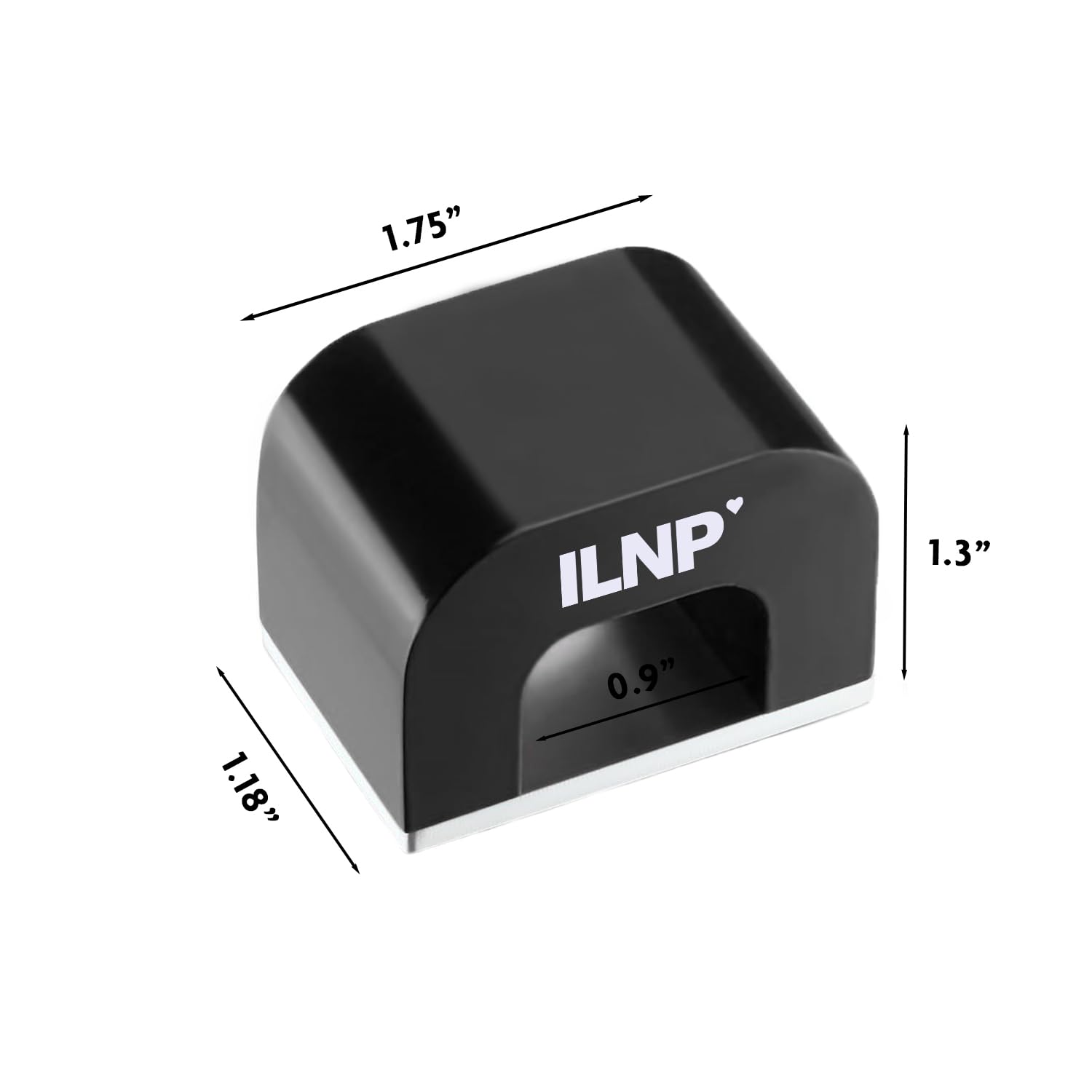 ILNP Black U Magnet Nail Art Tool for Velvet and Aura Effects