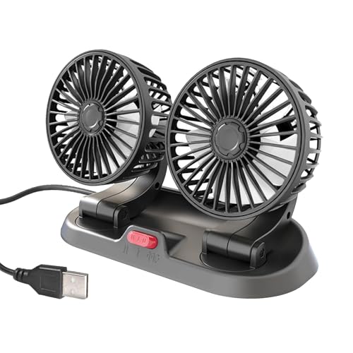 Ventilador doble para asiento de coche