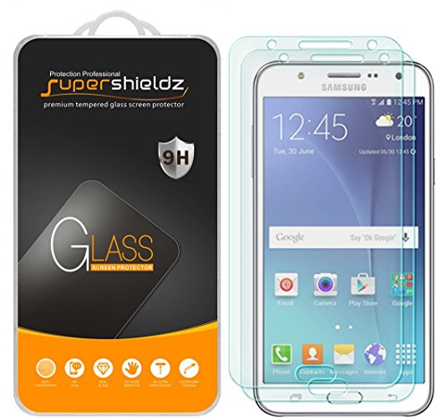 Supershieldz (2 Pack) Designed for Samsung (Galaxy J7 Neo) Tempered Glass Screen Protector, Anti Scratch, Bubble Free