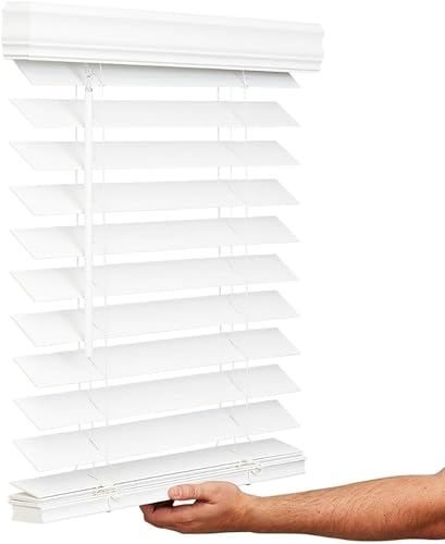 Miniatura 7 de Lotus & Windoware Persiana de oscurecimiento de habitación de madera sintética de 2-12 pulgadas de largo, 47 pulgadas de ancho x 84 pulgadas de