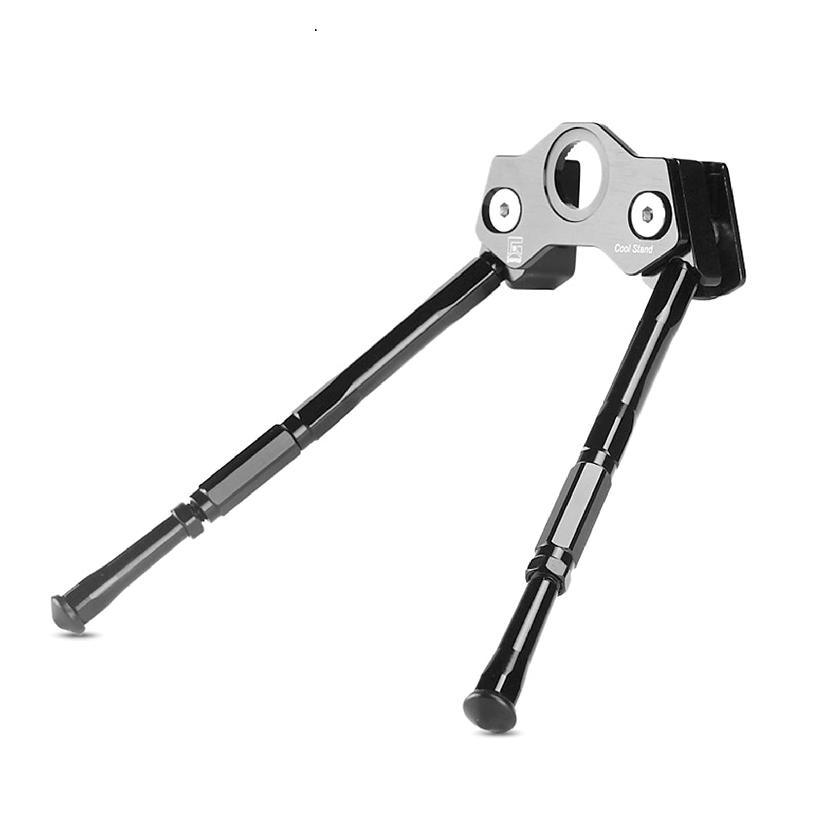 Cavalletto Bici,Cavalletto MTB Bicicletta Regolabile Kickstand Strada Road Mountain Bike Parking Rack Pedal Supporto Mini MTB Stand Piede Brace Parti per CICLIA(Black)