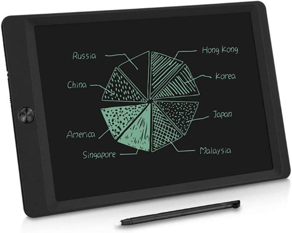 – Portable LCD Writing Board With Pressure Sensitive Screen and Built-in Smart Pen, Reusable Digital Drawing Board, Electronic Graphics Board 10 Inches