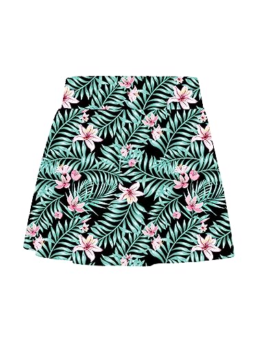 Kids Girls UPF 50+ Beach Cover Ups Short Skirt Sun Protective Swim Skirts for Bikini Swimwear Beachwear