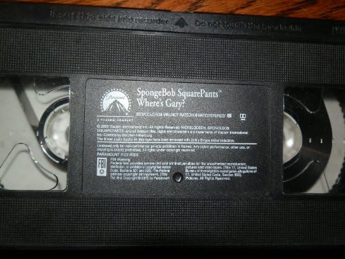 Spongebob Squarepants: Where's Gary? [VHS]