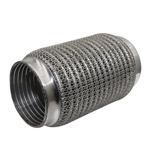 Tuyau silencieux flexible voiture en acier inoxydable 57mm